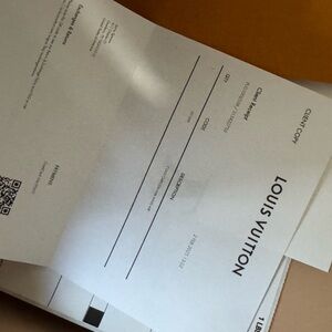 LV x TM notebook cover . with box and ribbon and receipt